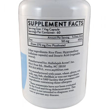 將圖片載入圖庫檢視器 HDiet Zinc Picolinate Supplement Facts
